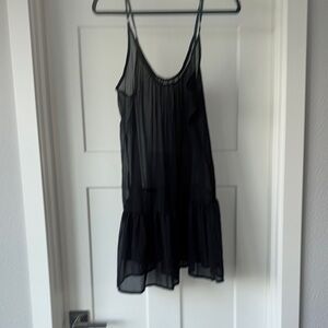 Black Sheer Sleeveless Dress